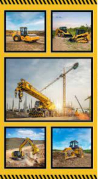 Construction Digger Panel