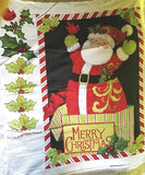 Santa Wall Hanging" Fabric Panel