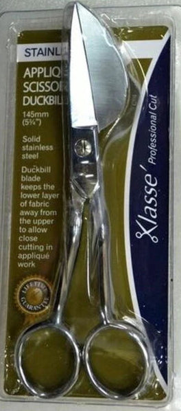 Klasse' Duckbill Appliqué Scissors - 145mm