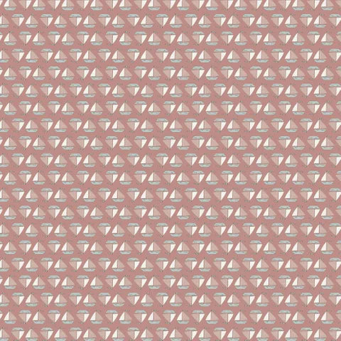 Sunkissed Sojourn DV6111 Litlle Boats 100% Cotton WOF 110cm - 112cm