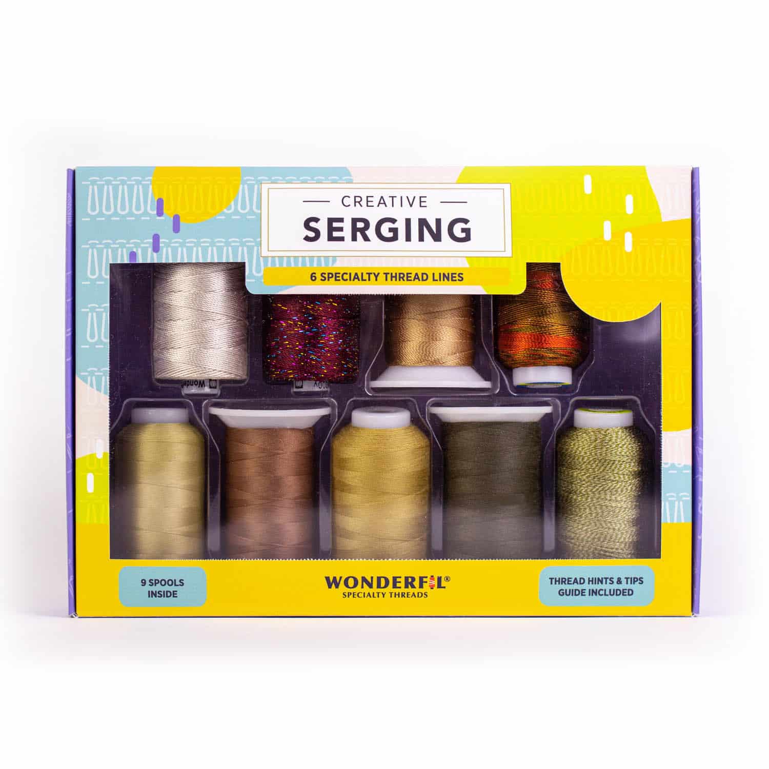 WonderFil Creative Serging Pack – 9 Spools