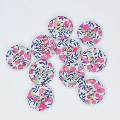 LIBERTY BUTTON 22MM WILTSHIRE BUD B - 00116B - 100% Cotton