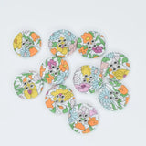 LIBERTY BUTTON 22MM POPPY FOREST A - 00117A - 100% Cotton