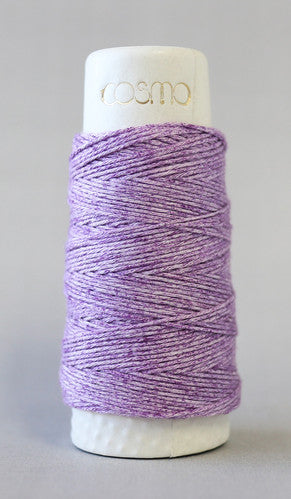 89-204 Lecien Cosmo Hidamari sashiko thread 30m fine lilac purple