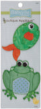 Babyville Boutique 35063 Appliques, Frog & Fish (2-Count)