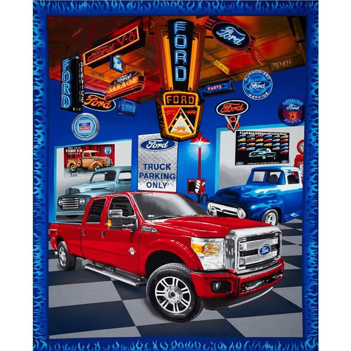 Ford F150 Truck Fabric Panel