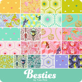 TULA PINK BESTIES 1/2 mtr Bundle - FULL COLLECTION, NEW