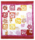 Hot Hippy Biscus Lap Quilt Pattern