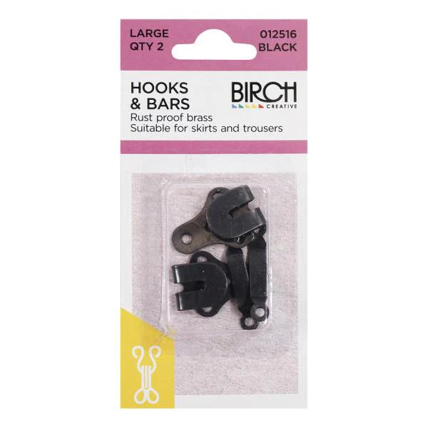 Birch Hooks & Bars Black Large