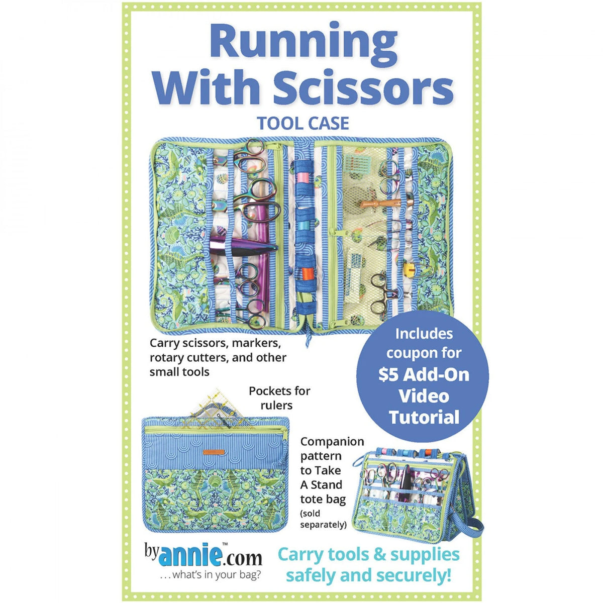 Running With Scissors Bag Pattern - by Annie