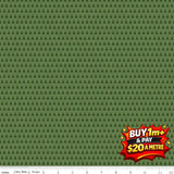 MORE CHRISTMAS WISHES - C16555-GREEN - 100% COTTON