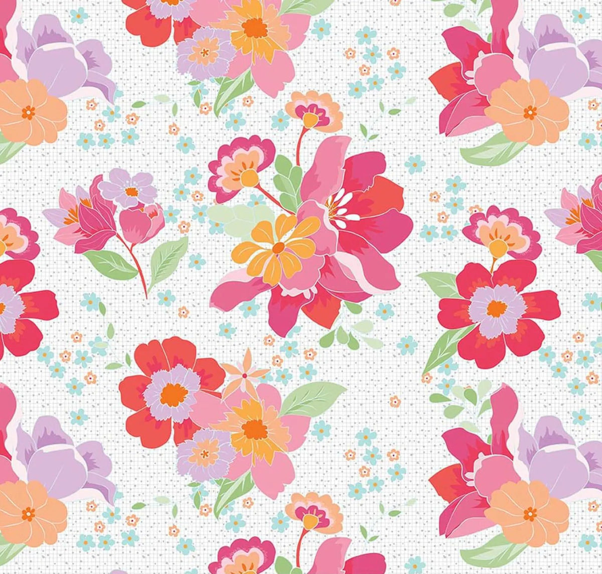 C17450-WHITE FLOURISH 100% Cotton