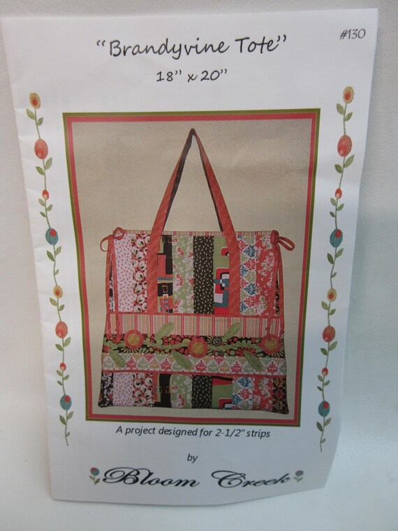 Tote Pattern - Brandyvine Tote from Bloom Creek