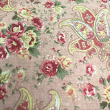 Floral Paisley Pink Fabric