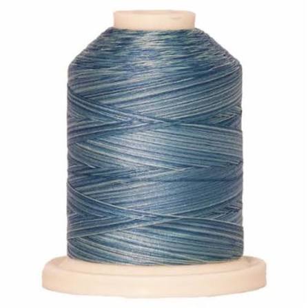 Signature Variegated 40 SN082 Blue Skies Cotton Machine Quilting Thread 700yd