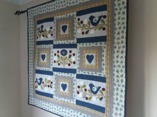 Bountiful Quilt Wallhanging Pattern by Gailpan Designs