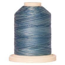 Signature Variegated 40, M81 Smokey Blues Cotton Machine Quilting Thread 700yd
