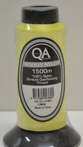 Woolly Nylon Thread - Lemon 1500m