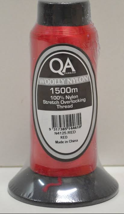 Wooly Nylon Thread Red 1500m
