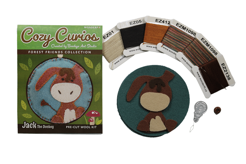 WonderFil Cozy Curios – Forest Friends Wool Kit