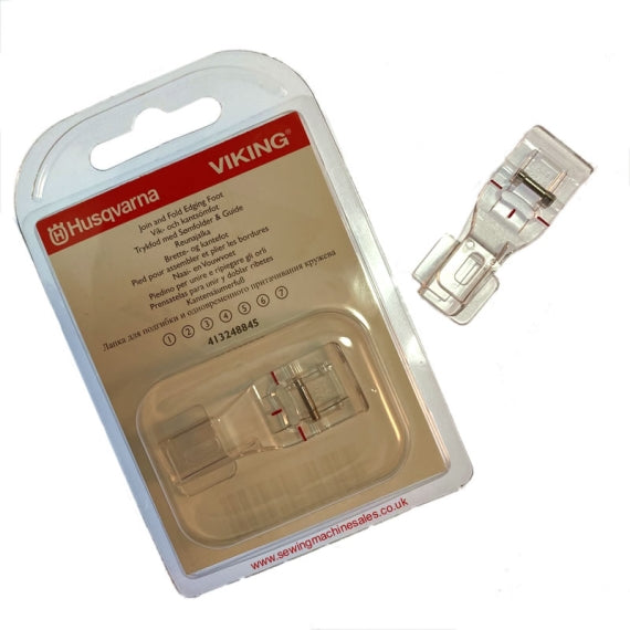 Husqvarna Viking Join & Fold Edging Foot. 413 24 88-45