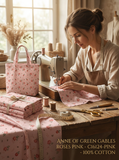 ANNE OF GREEN GABLES ROSES PINK - C16124-PINK - 100% Cotton