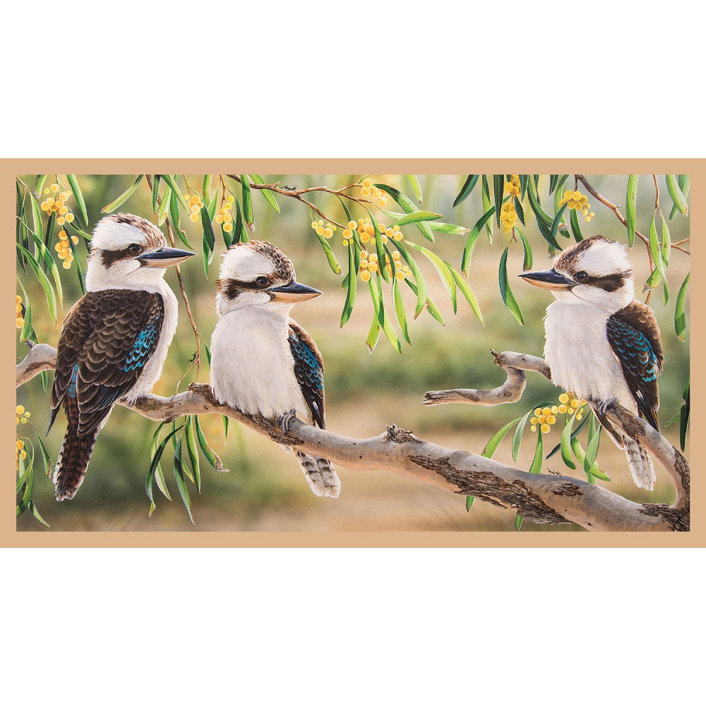 Wildlife Art Panel - Kookaburra