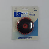Birch Linen Thread Black 20m