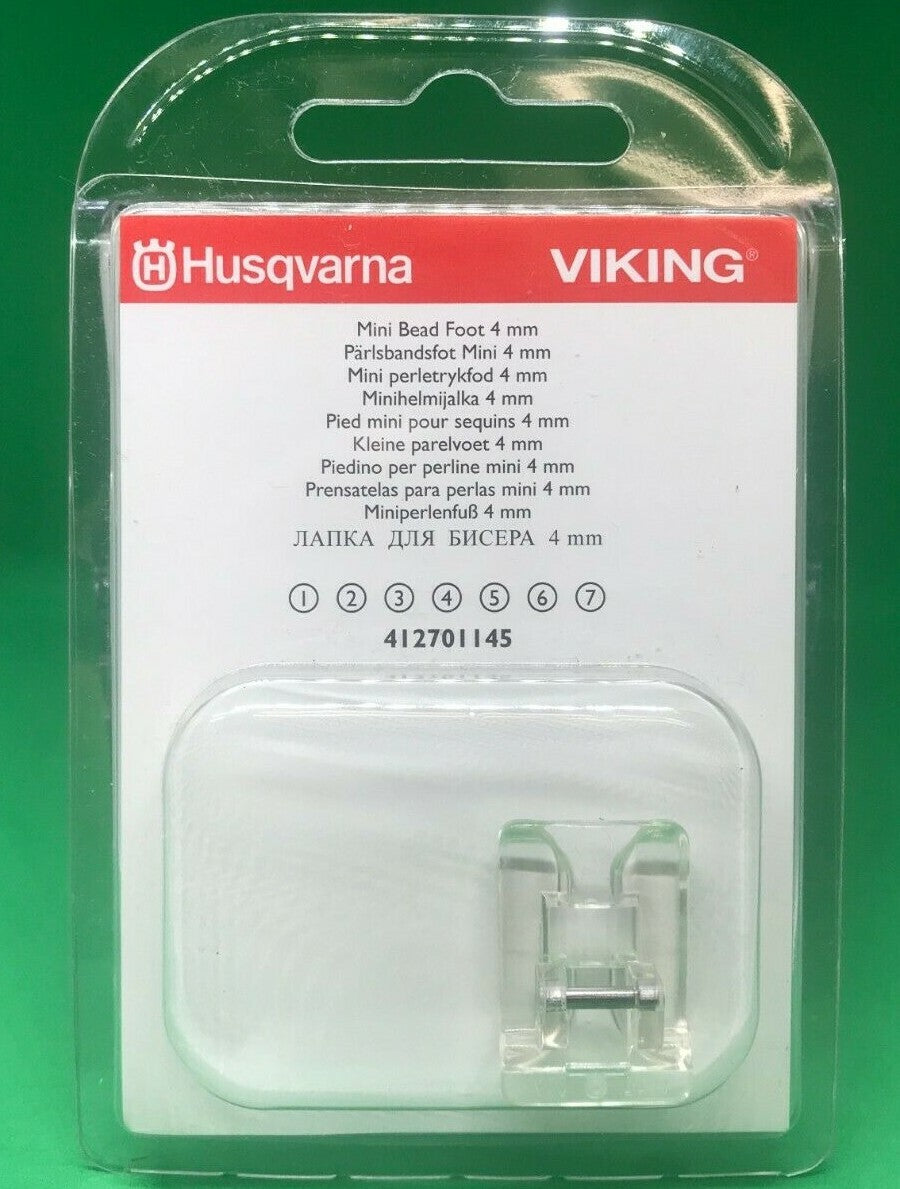 Husqvarna Viking Mini Bead Foot 4mm 412 70 11-45