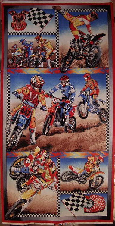 Motorcross panel.