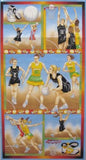 Court Time Netball Players Quilt Panel