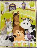 World Of Susybee Panel-  Farm Animals