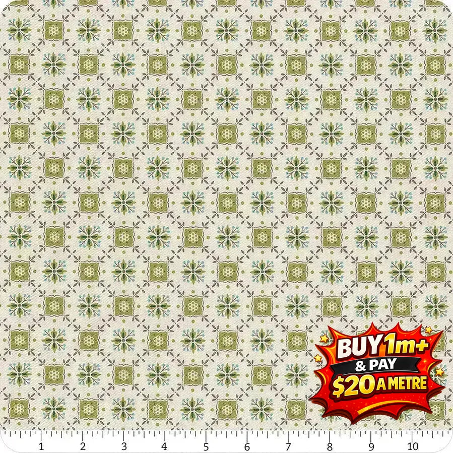 PIECE & PLENTY - C15874-LETTUCE - 100% COTTON