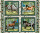 Horse Pillow Block Panel