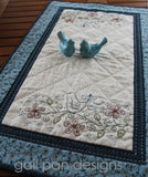 Little Bluebird – by Gail Pan Designs -Table Runner Pattern