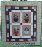 Flowers  in My Basket Applique Quilt Pattern