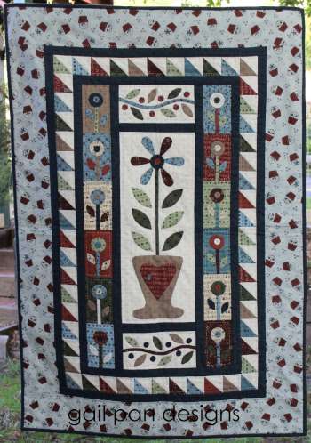 Fresh Blooms – by Gail Pan Designs – Patchwork Pattern