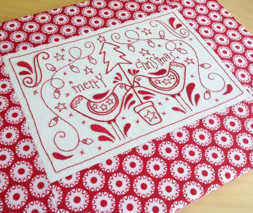 Merry Christmas Stitchery – by Rosalie Dekker – Pattern
