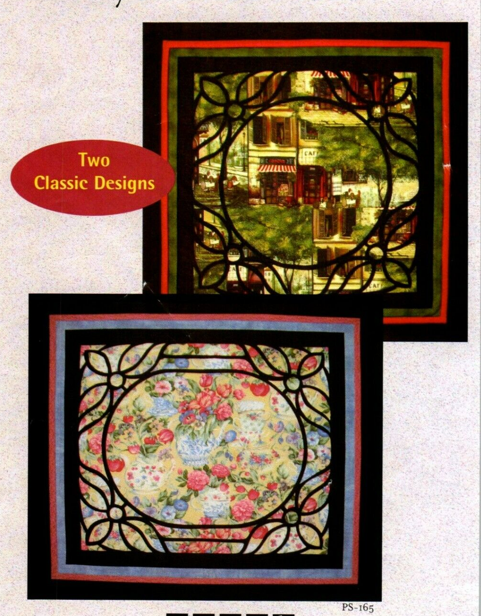 My Nouveau Window Wall Quilt Pattern Early Century Victorian Roses
