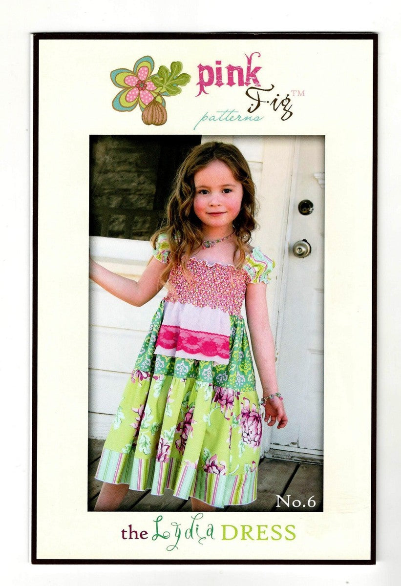 The Lydia Dress Girls Sewing Craft Pattern by Pink Fig Patterns 6