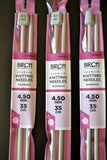 4.50mm x 35cm BIRCH Premium Knitting Needles
