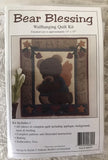 Wallhanging Quilt Kit , "Bear Blessing" 13” X 15” Rachel T. Pellman