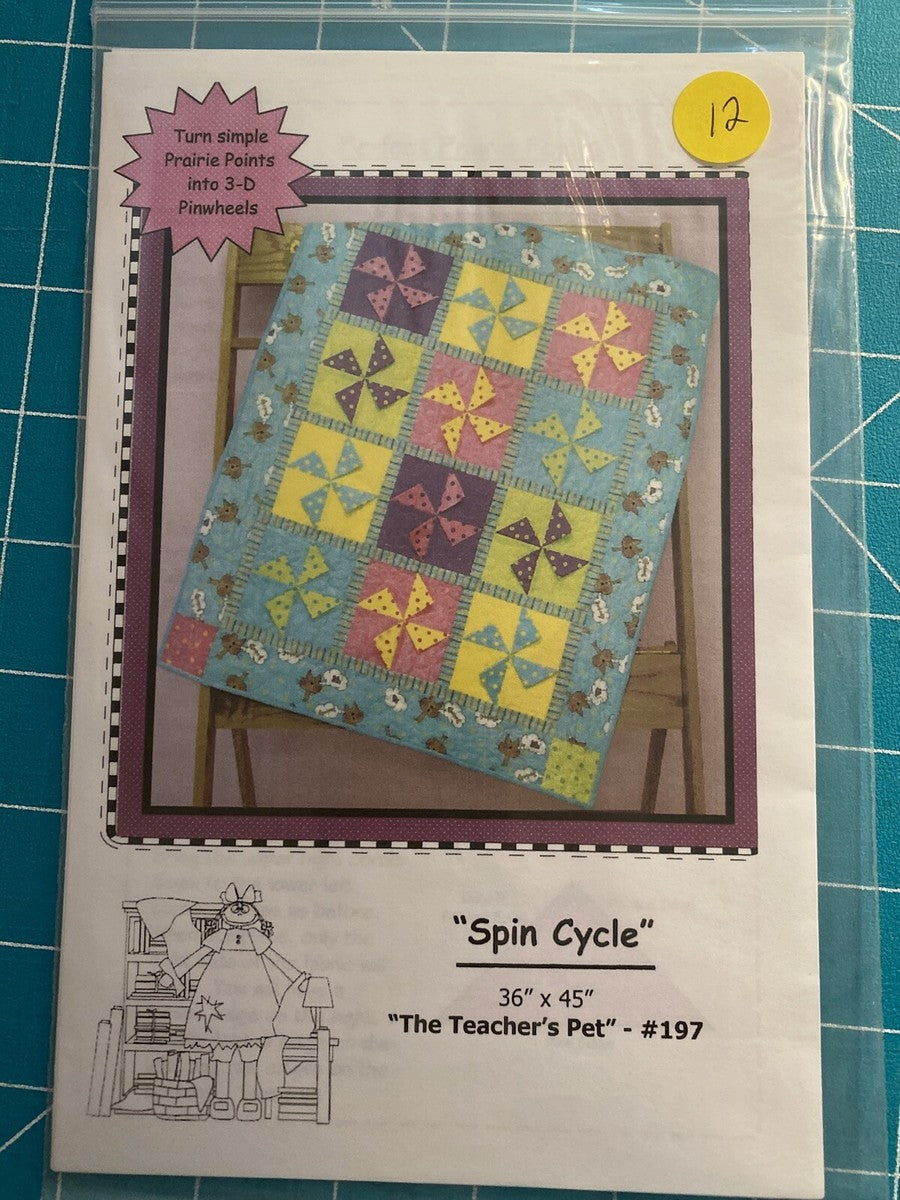 Spin Cycle Quilt Pattern - The Teachers Pet