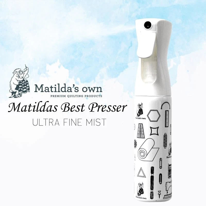 Matildas Best Presser Ultra Fine Mist Refillable Spray Bottle Ironing Quilting