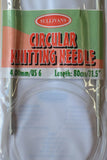 4mm  x 80cm Sullivans Circular Knitting Needle