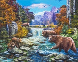 Robert Kaufman Fabrc Panel This by Jan Patrik Krasny AYKD 17573 268 Bear Scenic 36"