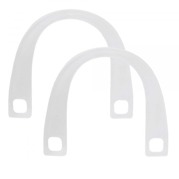 Birch Bag Handle, Acrylic D Diameter 17.5cm. White