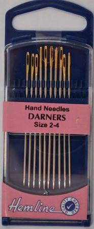 Hemline Darning Needles Size 2-4