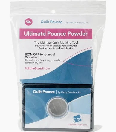 Quilt Pounce Pad with White Wash Out Chalk