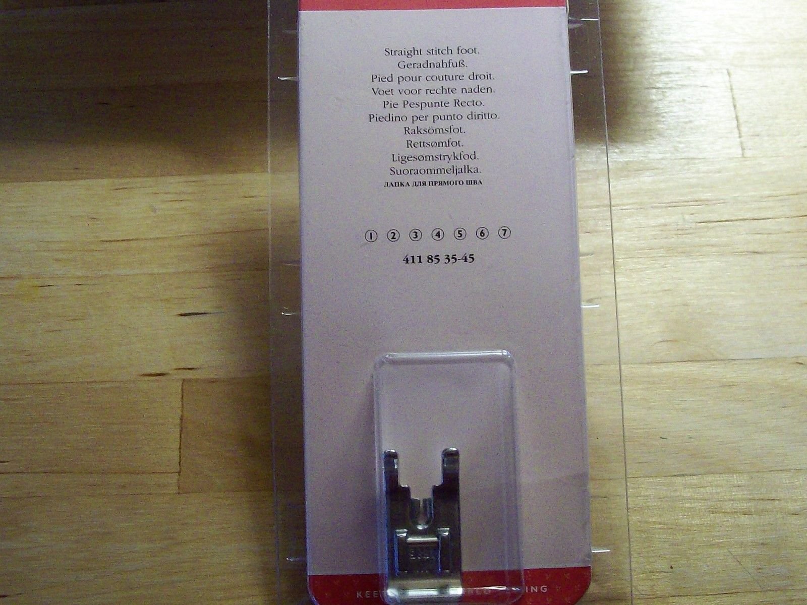 Husqvarna Viking Straight Stitch Foot 411 85 35-45
